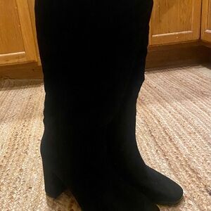 Black Suede Women's Boots